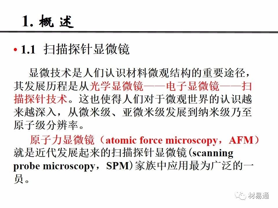 【PPT分享】原子力顯微鏡（AFM）的原理及應(yīng)用